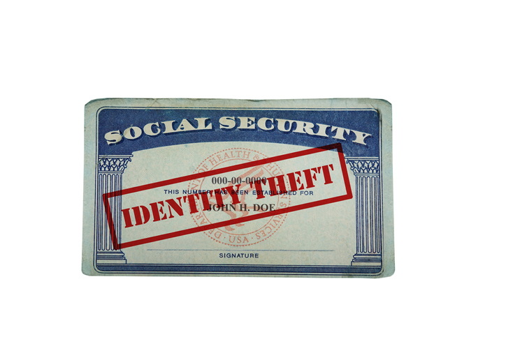 Identity Theft Social Security card