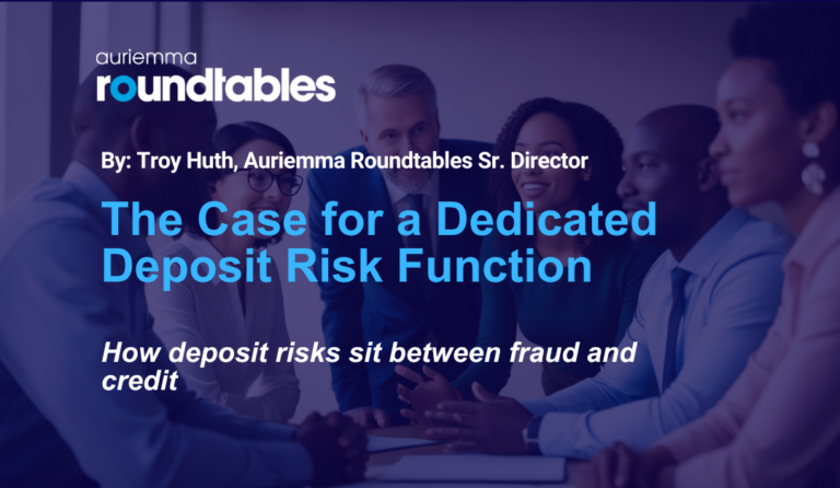 The Case for a Dedicated Deposit Risk Function