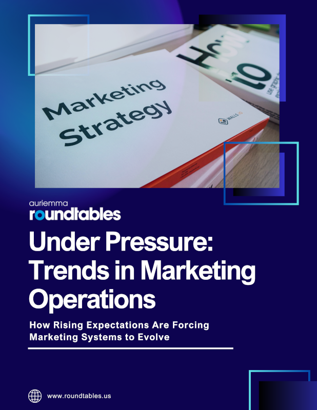 Under Pressure: Trends in Marketing Operations